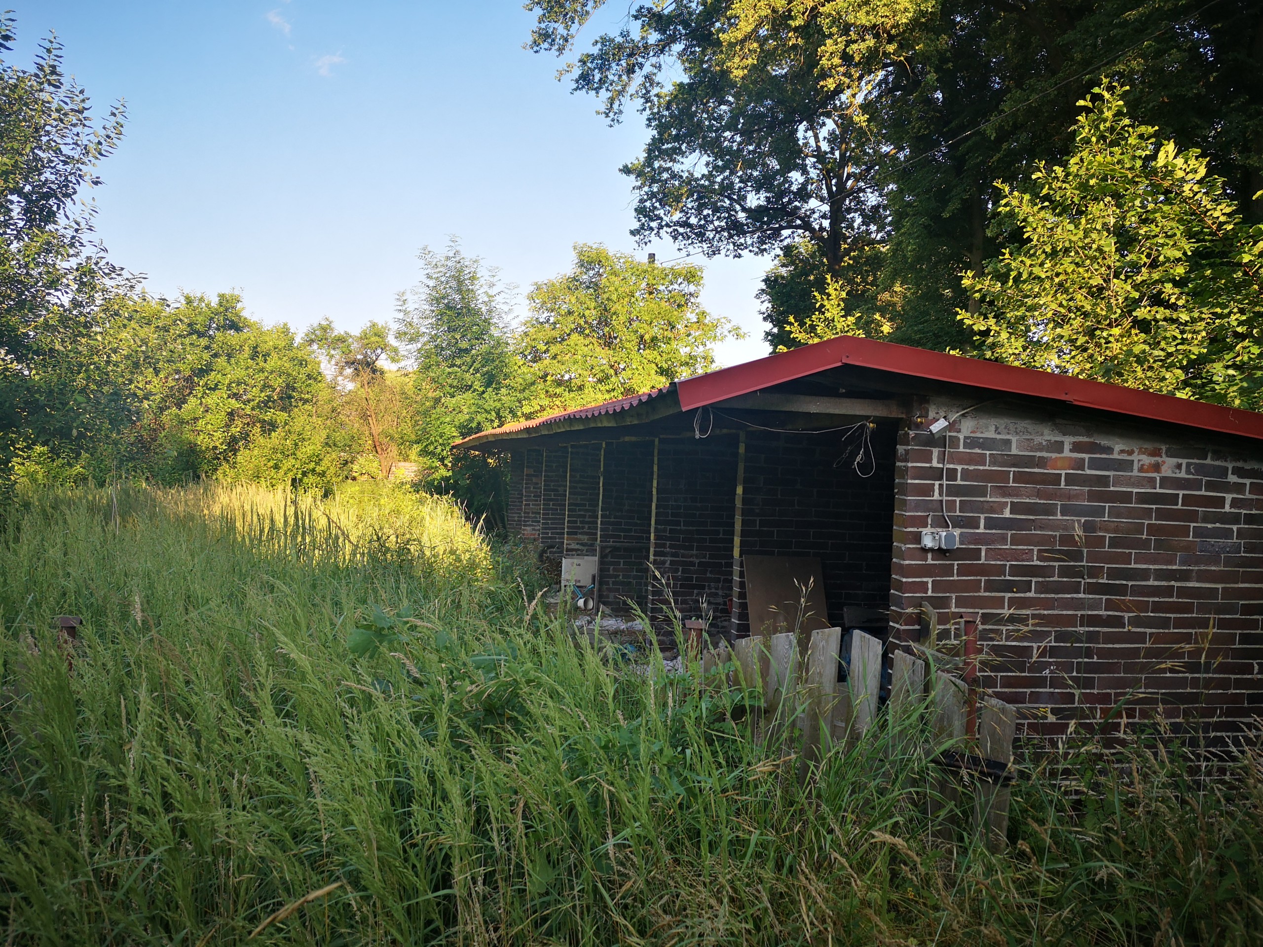 Resthof hinter der Deutsch-Polnischen Grenze