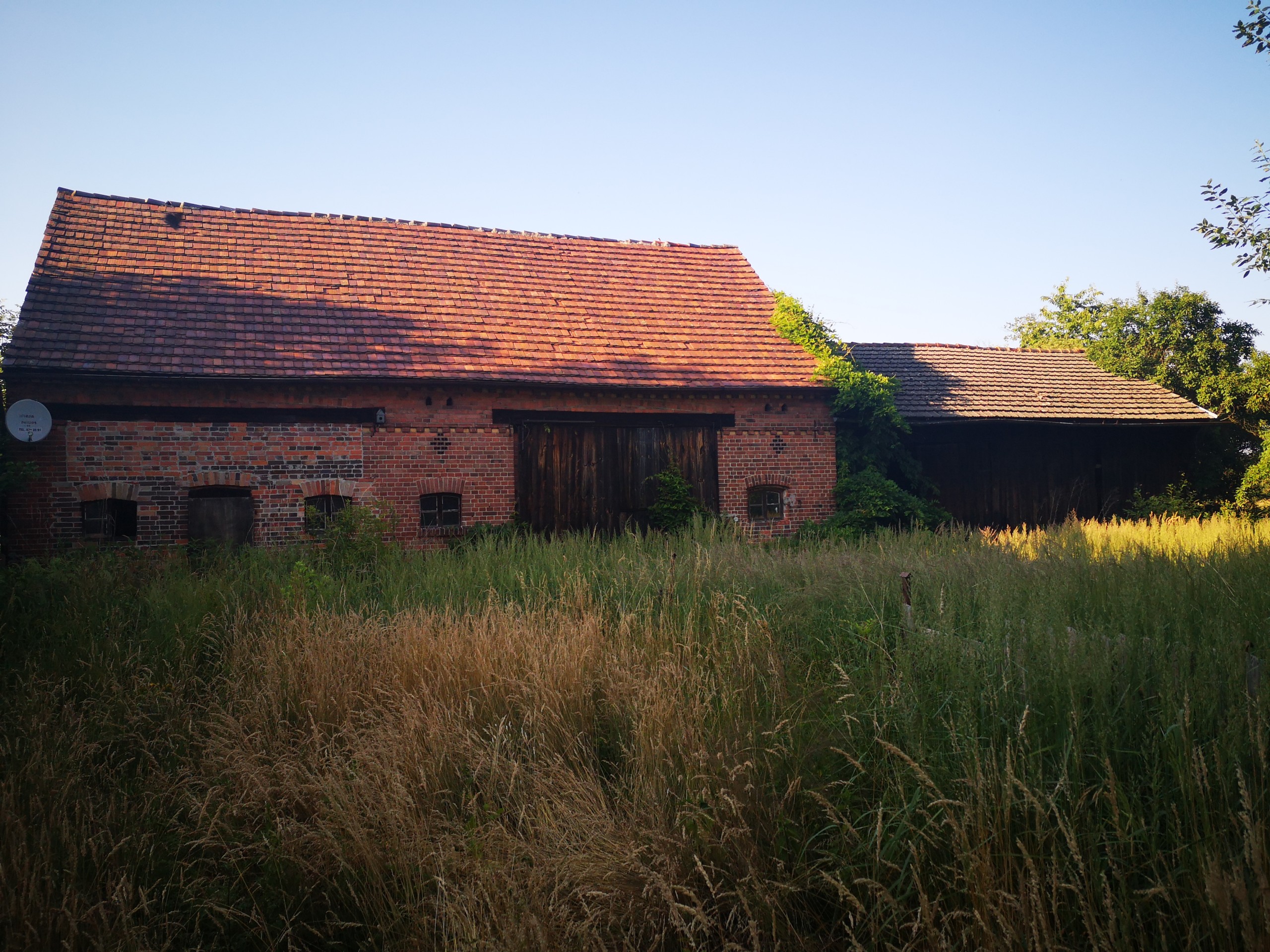 Resthof hinter der Deutsch-Polnischen Grenze