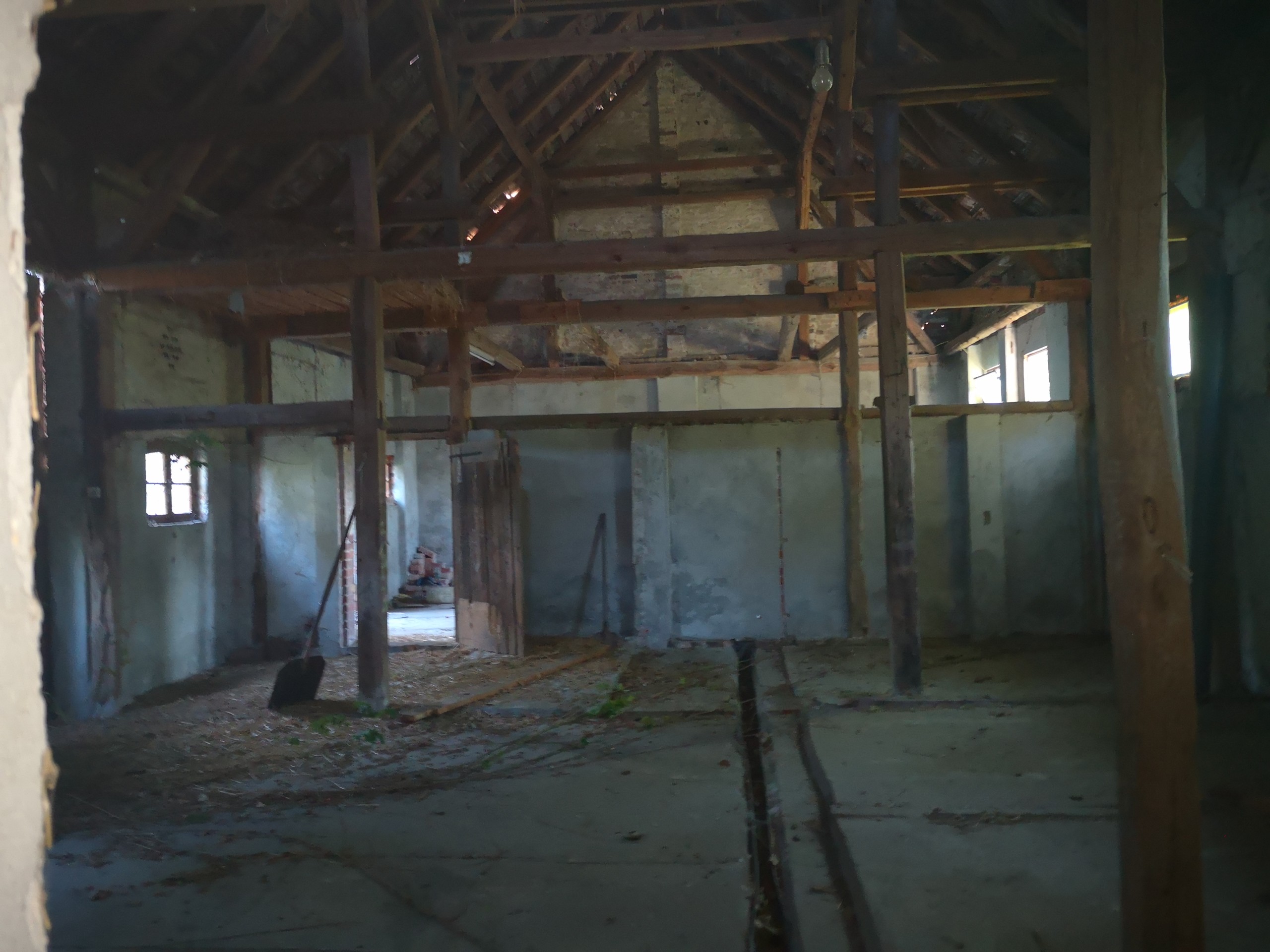 Resthof hinter der Deutsch-Polnischen Grenze