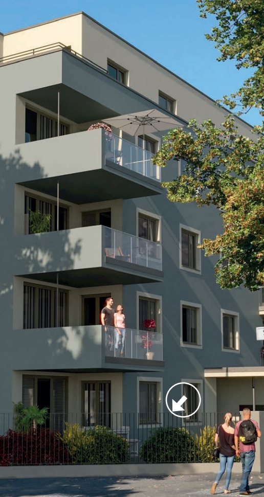 Modern und barrierefrei: Neubauwohnung im Erdgeschoss mit eigenem Garten